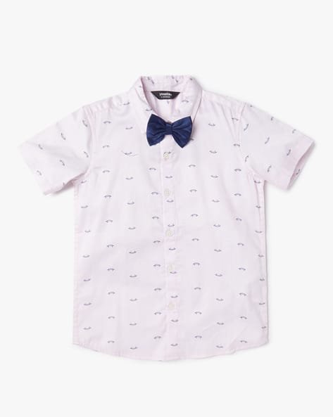 Yousta Kids - Printed Shirt with Spread Collar