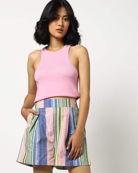 Yousta - Women Ribbed Fitted Tank Top