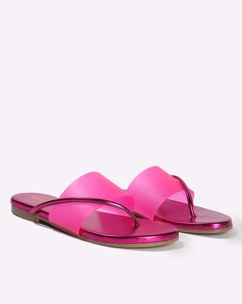 Yousta - Women Thong-Strap Flip-Flops