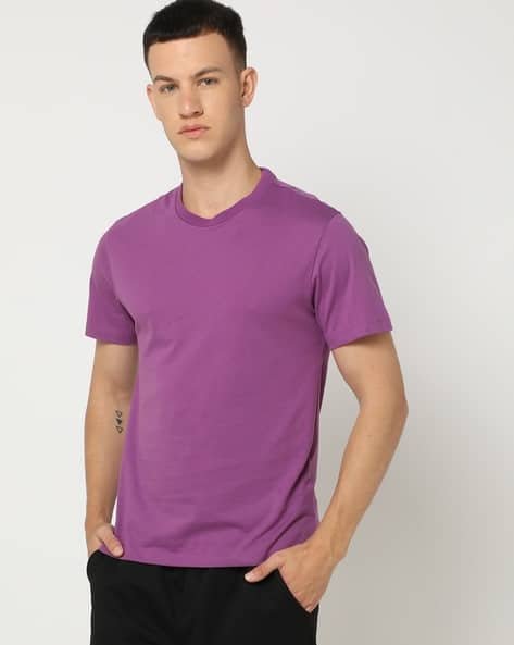 Yousta - Men Regular Fit Crew-Neck T-Shirt