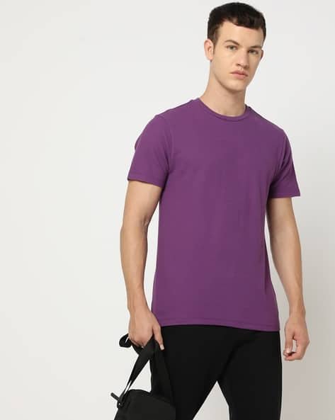 Yousta - Men Regular Fit Crew-Neck T-Shirt