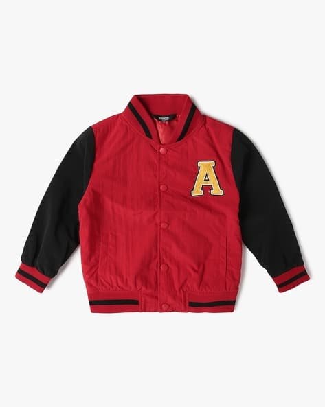 Yousta Kids - Boys Colourblock Regular Fit Bomber Jacket