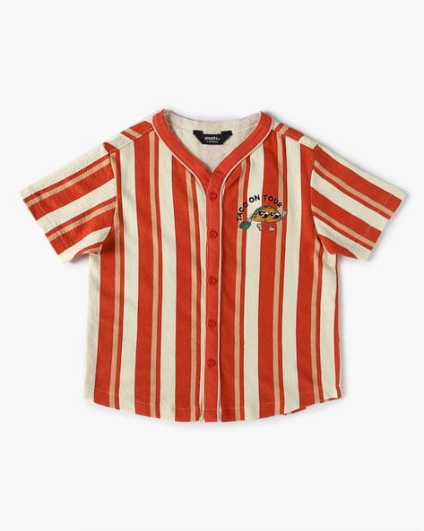 Yousta Kids - Boys Striped Regular Fit Shirt