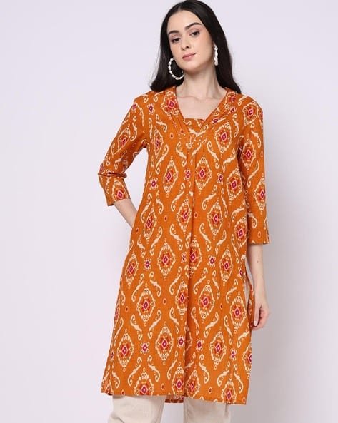Yousta - Women Printed A-Line Kurta