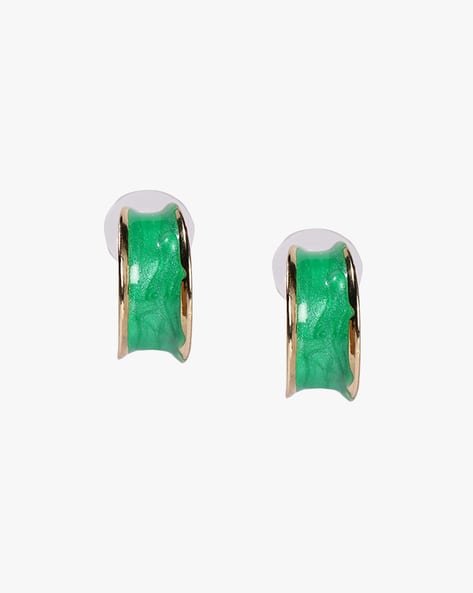 Yousta - Women Silver-Plated Hoop Earrings