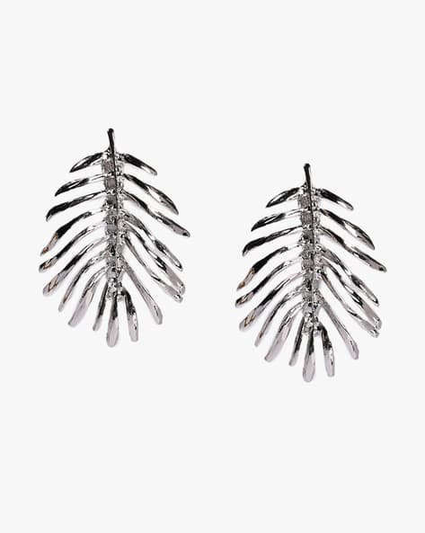 Yousta - Women Silver-Plated Drop Earrings