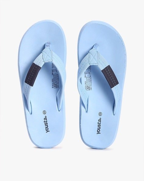 Yousta - Women Floral Print Thong-Strap Flip-Flops