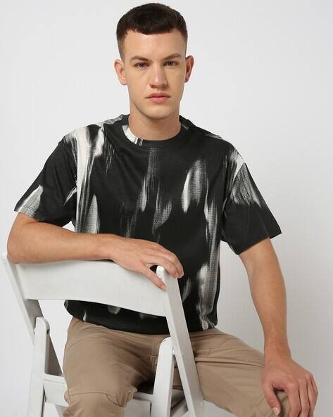 Yousta - Men Printed Relaxed Fit Crew-Neck T-Shirt