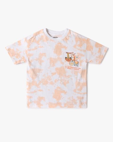 Yousta Kids - Boys Fashion Graphic Print Relaxed Fit Crew-Neck T-Shirt