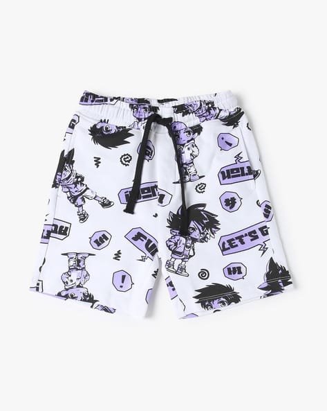 Yousta Kids - Boys Graphic Print Regular Fit Shorts