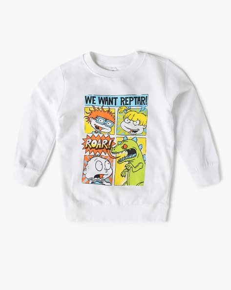 Yousta Kids - Boys Graphic Print Relaxed Fit Sweatshirt