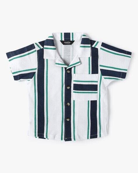 Yousta Kids - Boys Striped Relaxed Fit Shirt