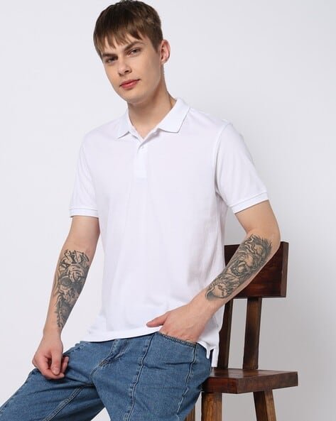 Yousta - Men Regular Fit Polo T-Shirt