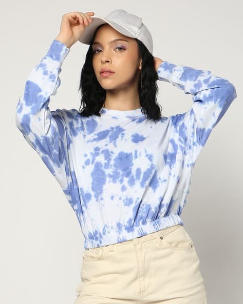 Yousta - Women Tie & Dye Boxy Fit Sweatshirt