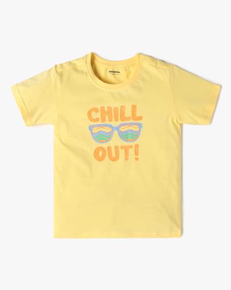 Yousta Kids - Boys Graphic Print Relaxed Fit Crew-Neck T-Shirt