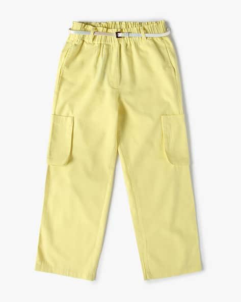 Yousta Kids - Girls Mid-Rise Relaxed Fit Pants