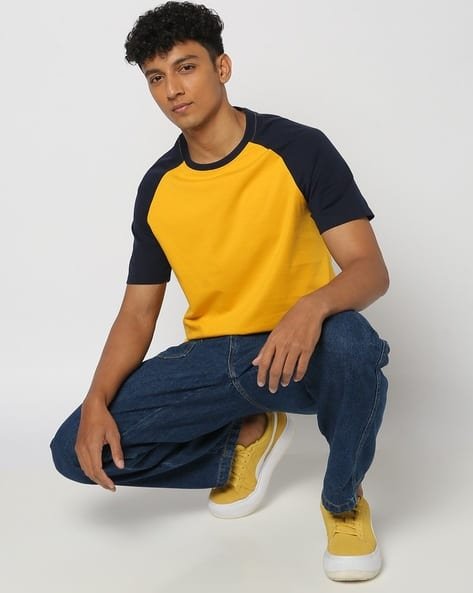 Yousta - Men Regular Fit Crew-Neck T-Shirt